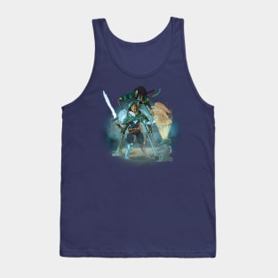 Space knight finds a relic Tank Top